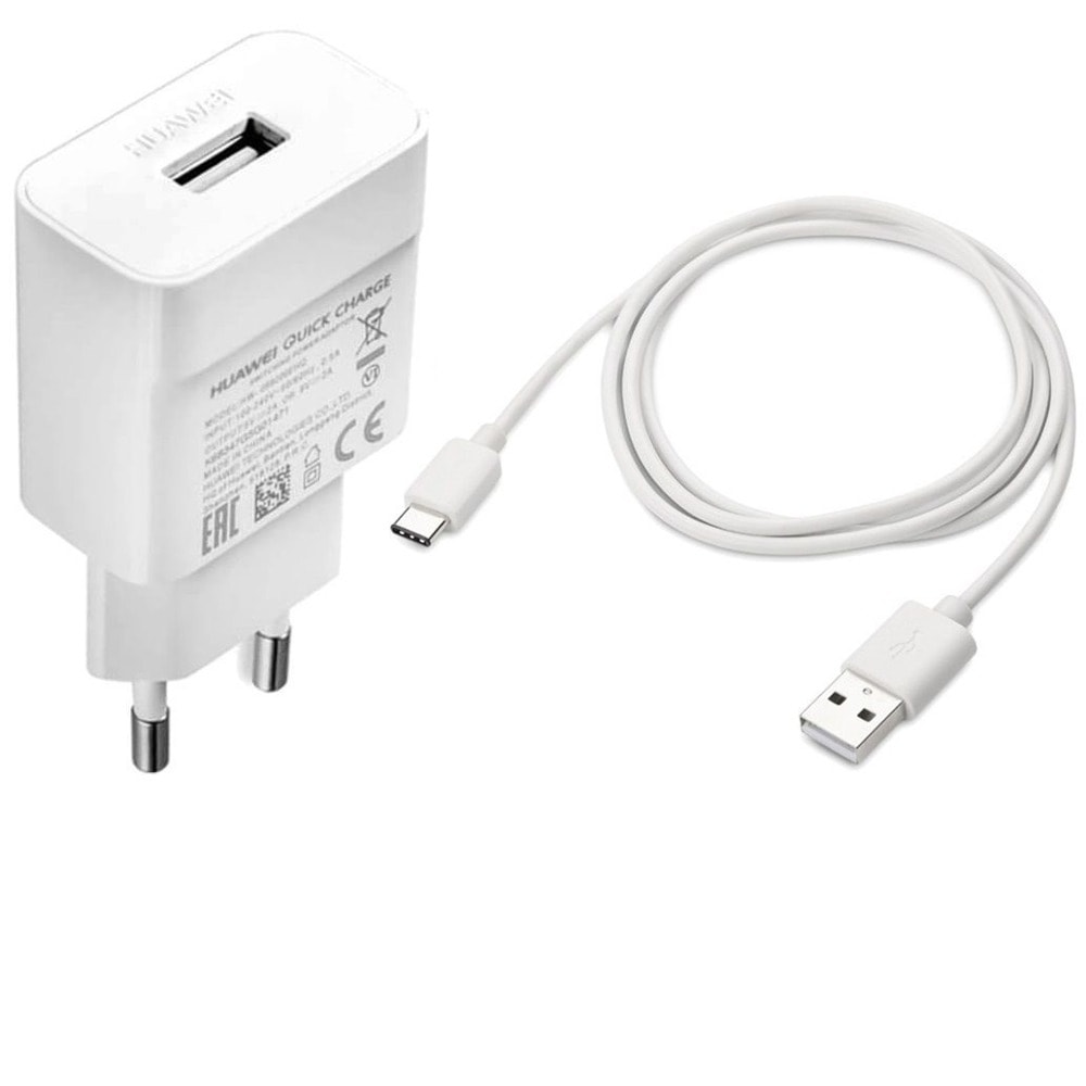 Huawei контакт - USB Type C бяло