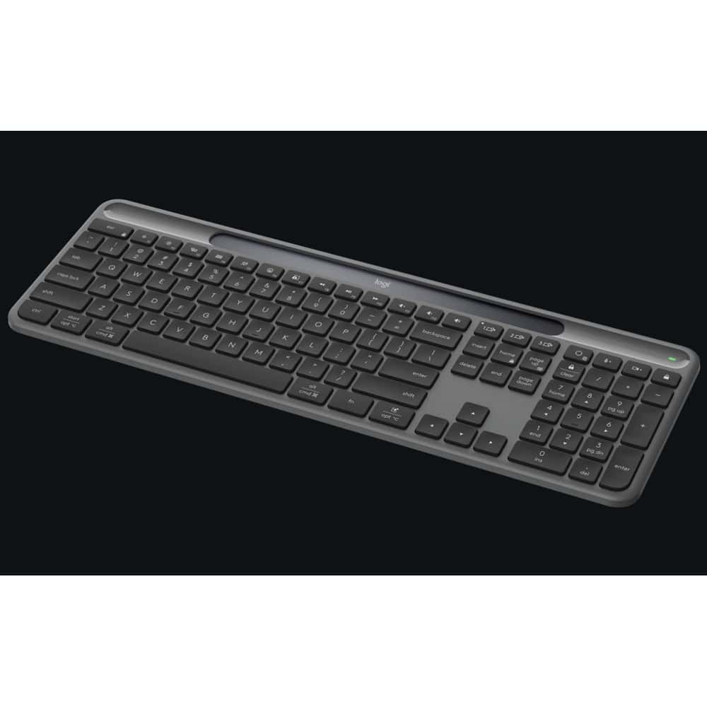 logitech slim solar plus сива