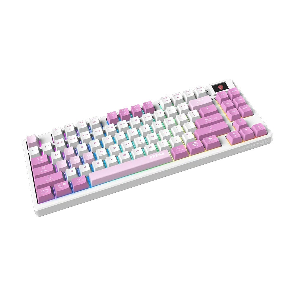 msi forge gk600 tkl wireless violet us