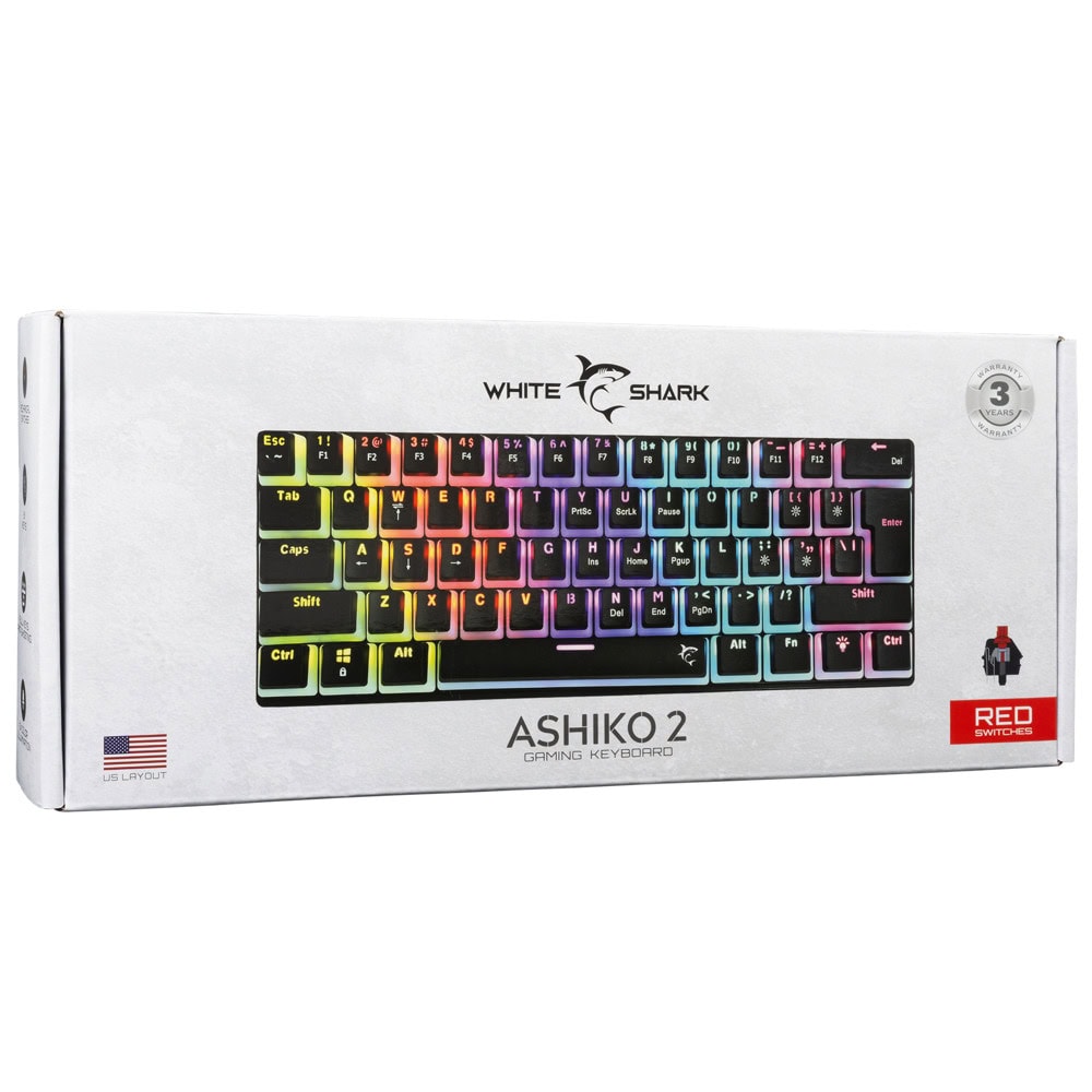 white shark ashiko 2 черна | JAR Computers white shark ashiko 2 черна