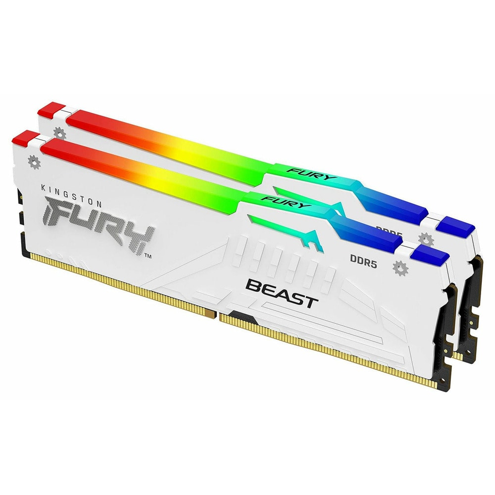 Kingston Fury Beast White RGB 2x32GB DDR5 6000MHz