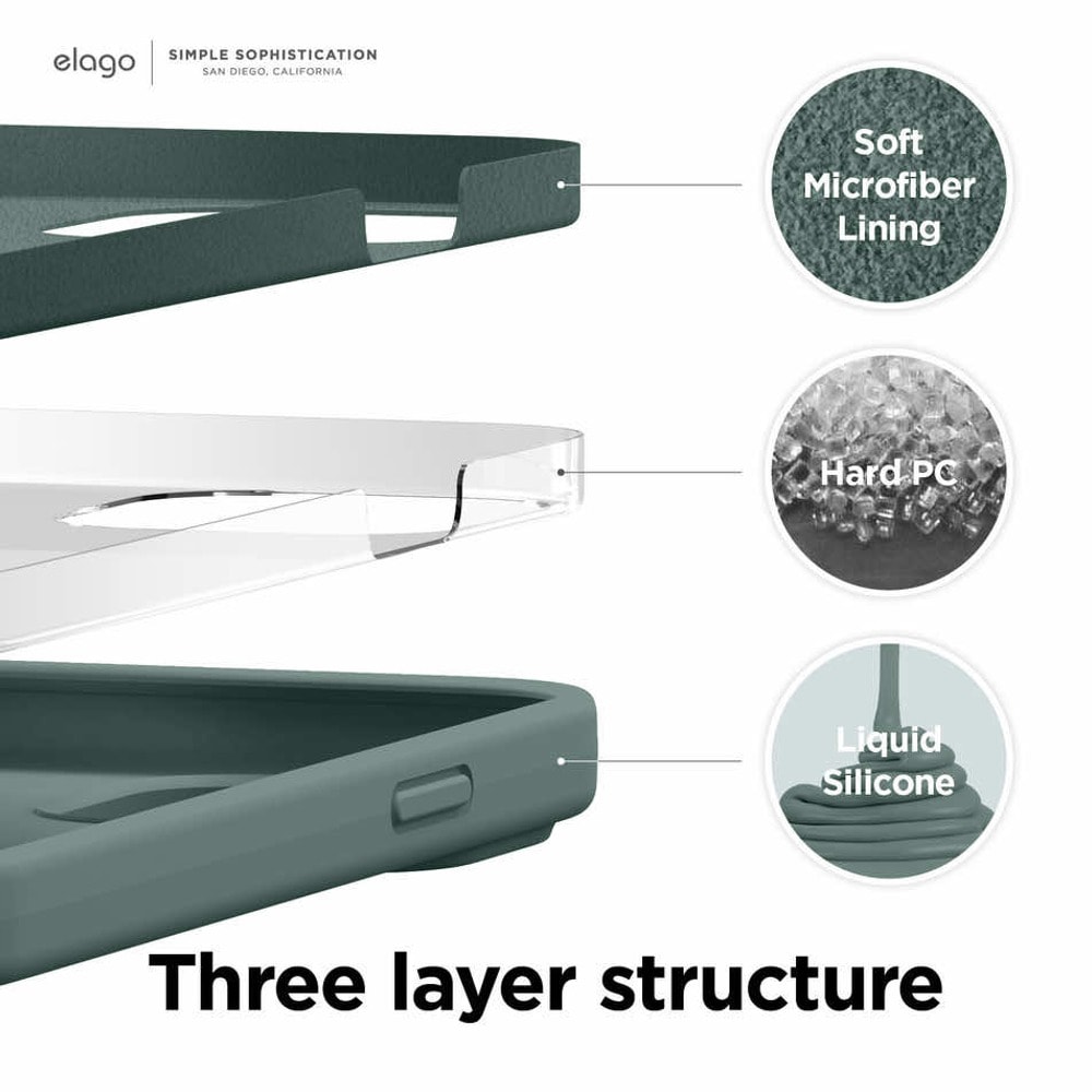 Elago Soft Silicone Case ES13SC61-MGR