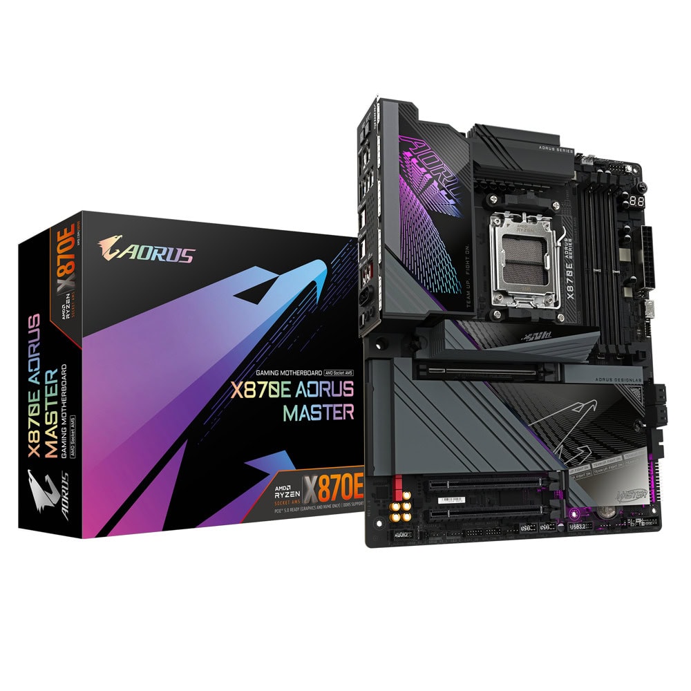 Gigabyte X870E AORUS MASTER Разопакован продукт