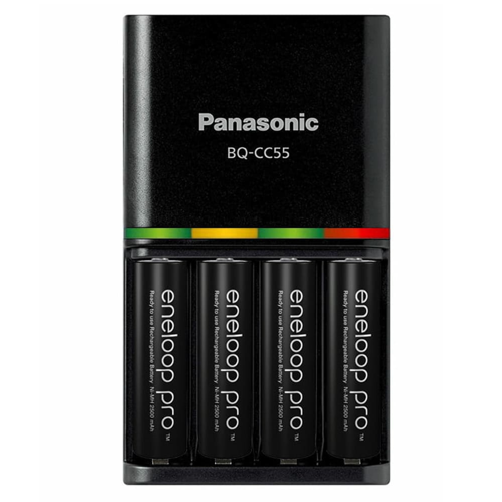 Panasonic BQ-CC55 + 4 бр. AA
