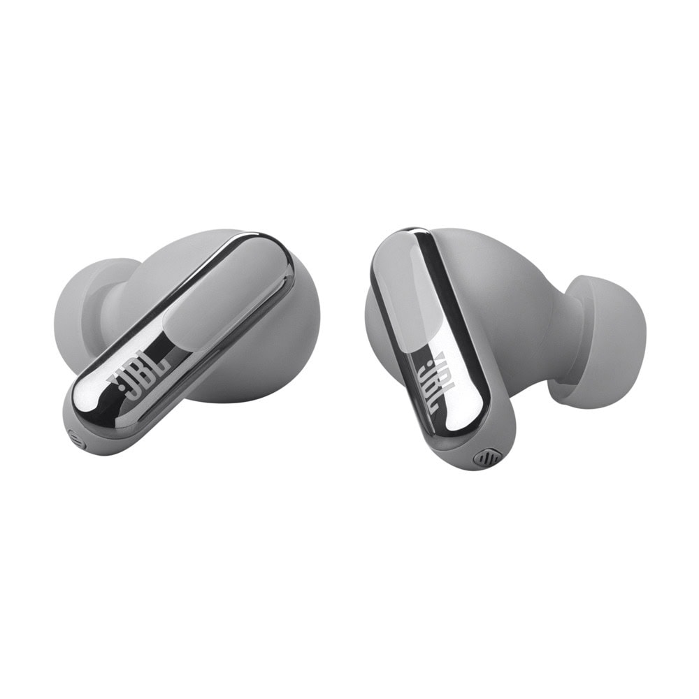 Блутут слушалки-тапи JBL Live Beam 3 - Сребрист