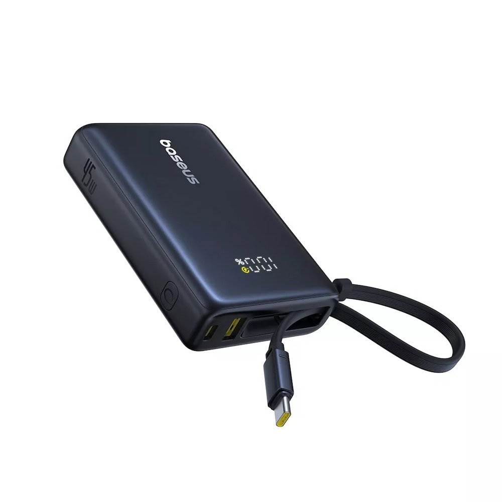 baseus picogo 45w 10000mah черен