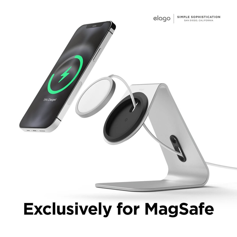Алуминиева поставка Charging Stand for MagSafe sil