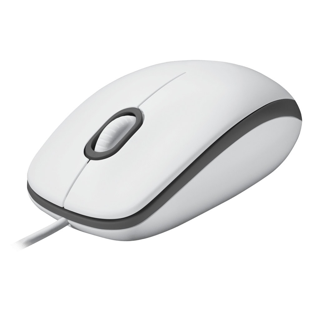 мишка logitech m100 white