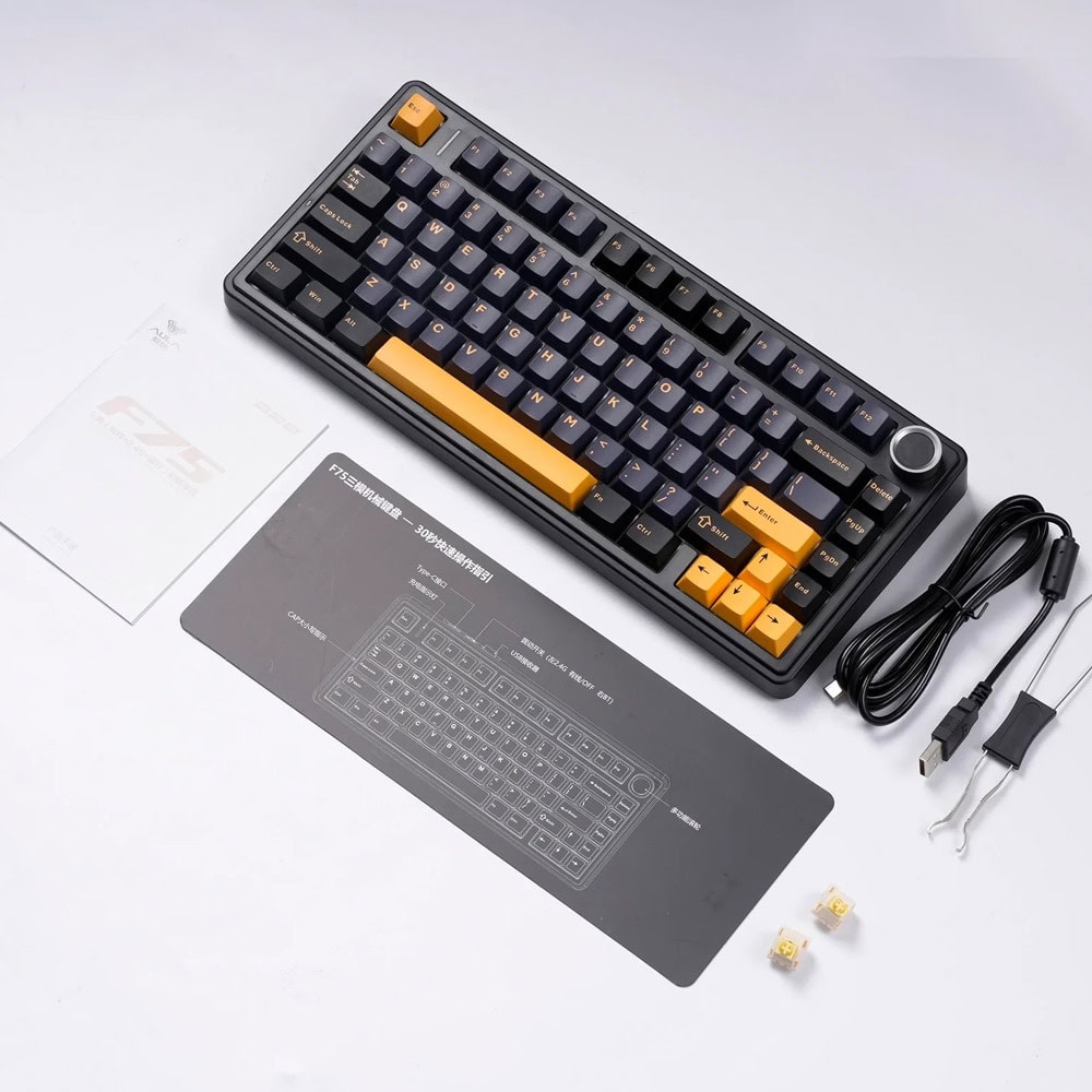 Aula F75 Thunder Black