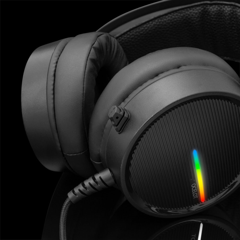 слушалки white shark ocelot черни