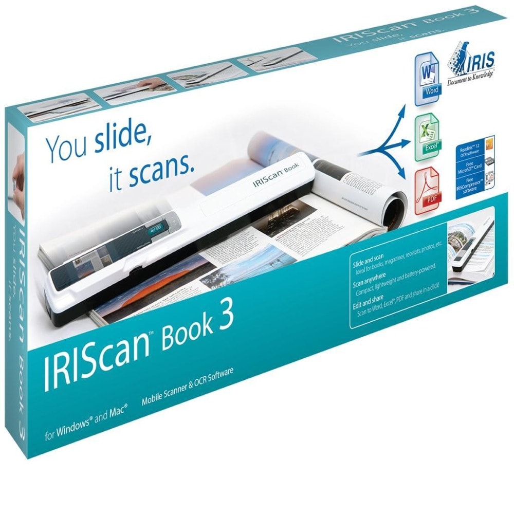 IRIScan Book 3 преносим скенер