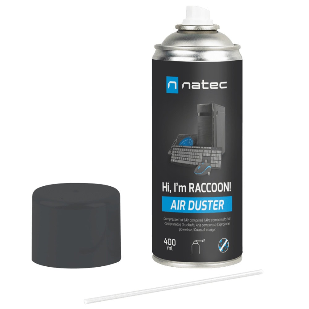 Natec Raccoon Air Duster 400 ml NSC-2119 | JAR Computers Natec Raccoon Air Duster 400 ml NSC-2119