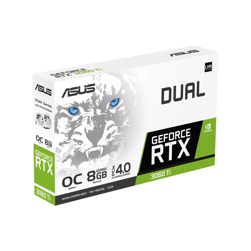 Asus Dual GeForce RTX 3060 Ti White OC Edition 8GB