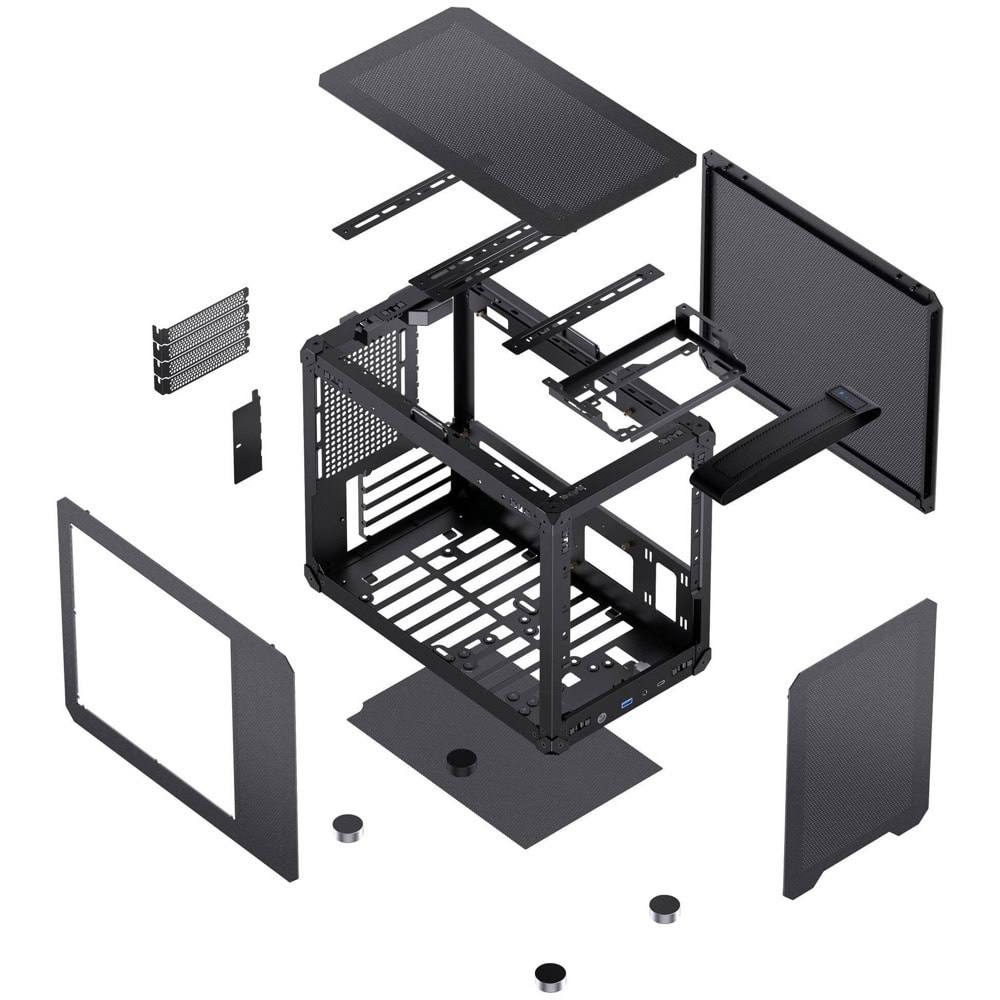 кутия jonsbo c6 max black gejb-158 | JAR Computers кутия jonsbo c6 max black gejb-158
