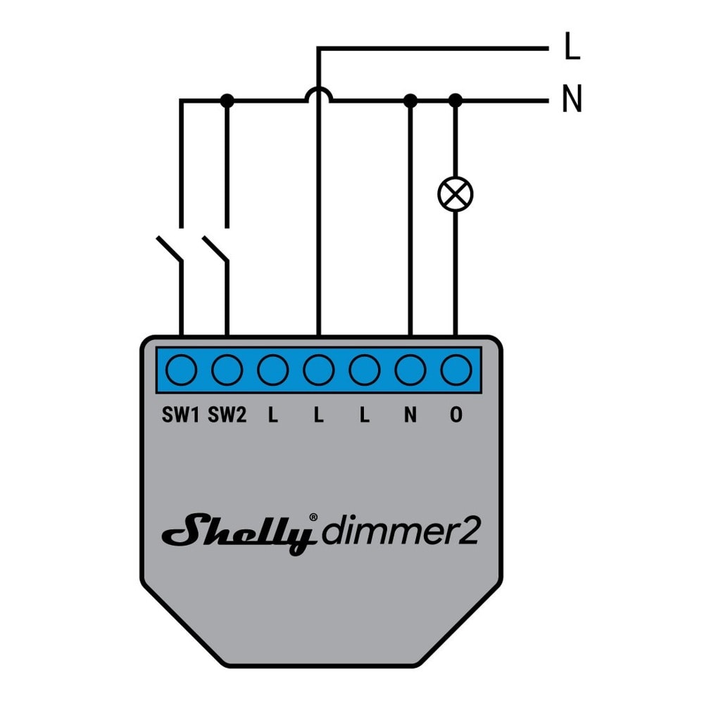 Smart Wi-Fi Dimmer LED - Shelly Dimmer2