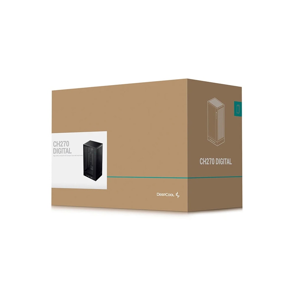 DeepCool кутия Case mATX - CH270 DIGITAL