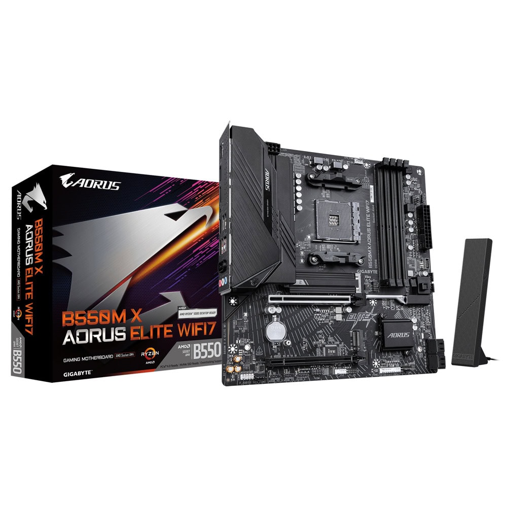 Gigabyte B550M X AORUS ELITE WIFI7 | JAR Computers Gigabyte B550M X AORUS ELITE WIFI7