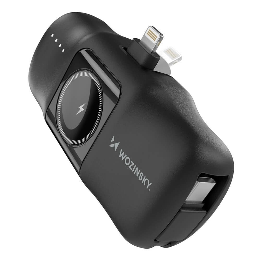 Wozinsky 3-in-1 Power Bank 5000mAh 15W черен | JAR Computers Wozinsky 3-in-1 Power Bank 5000mAh 15W черен