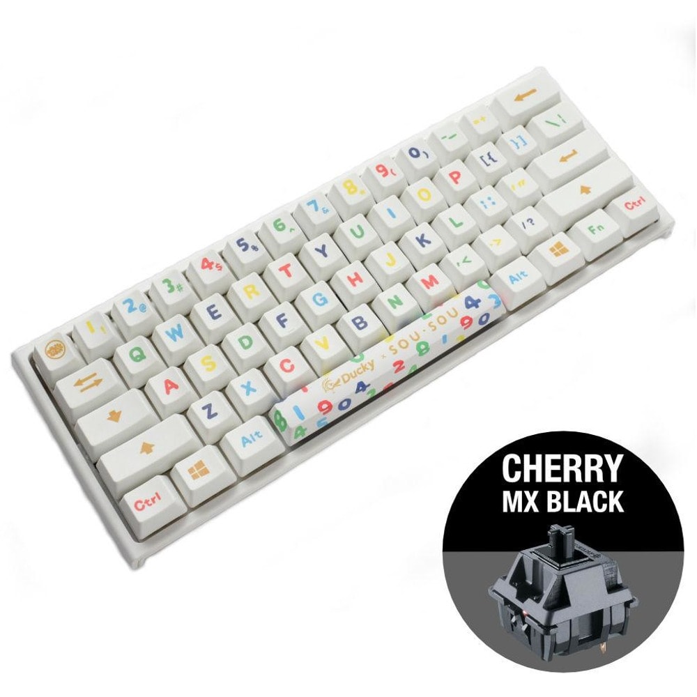 Ducky SOU SOU One 2 Mini White RGB Cherry MX Black