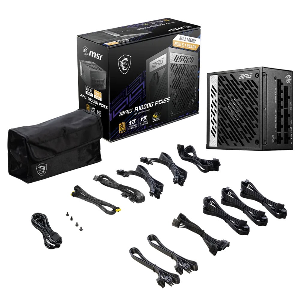MSI MPG A1000G PCIE5 PSU