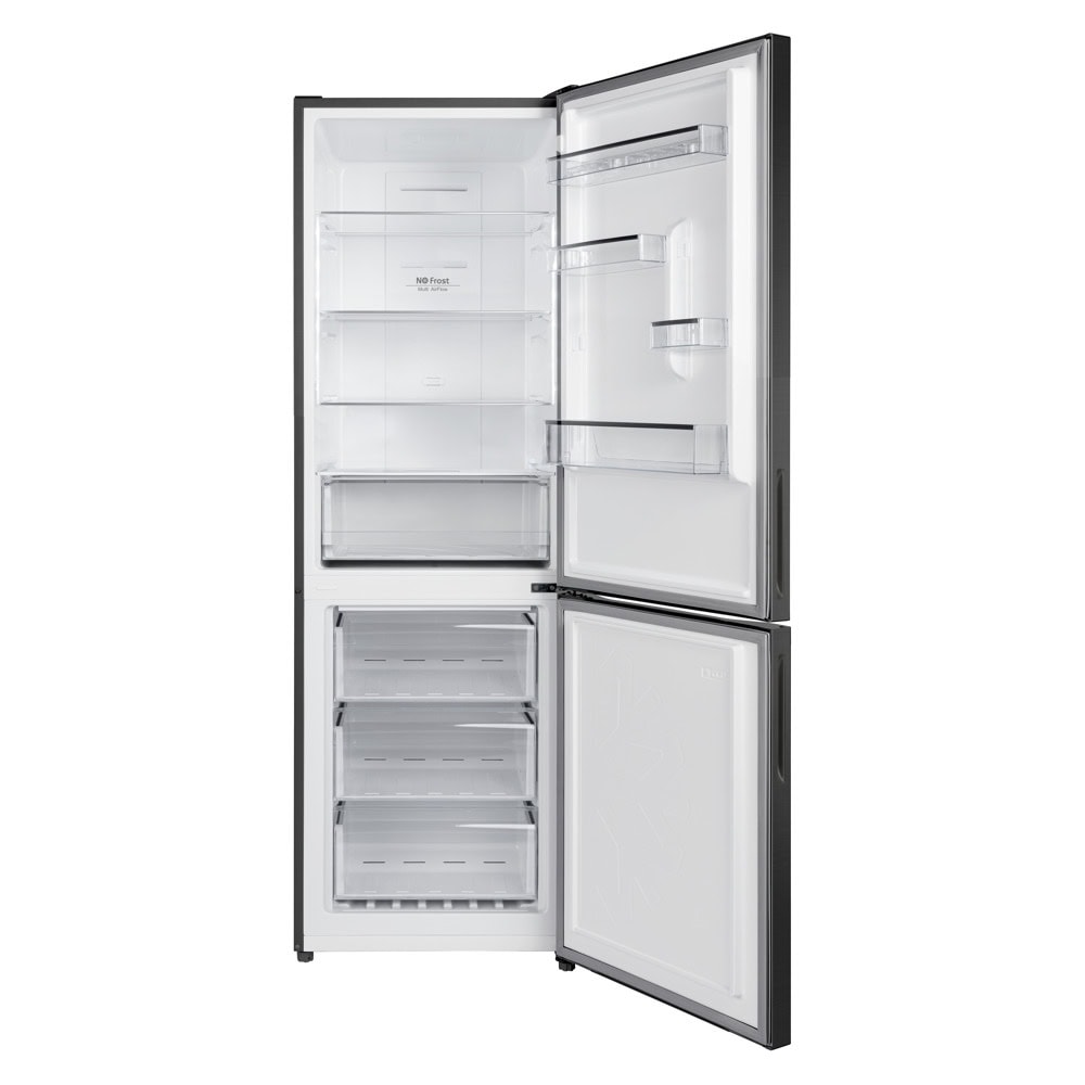 хладилник с фризер finlux fbn340b glass