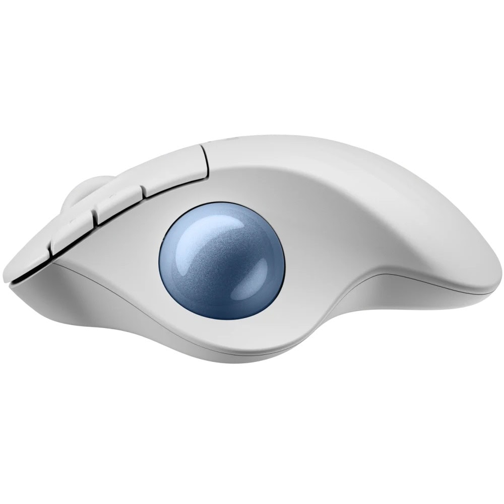 Logitech ERGO M575S Off-White + Blue Ball Разопако