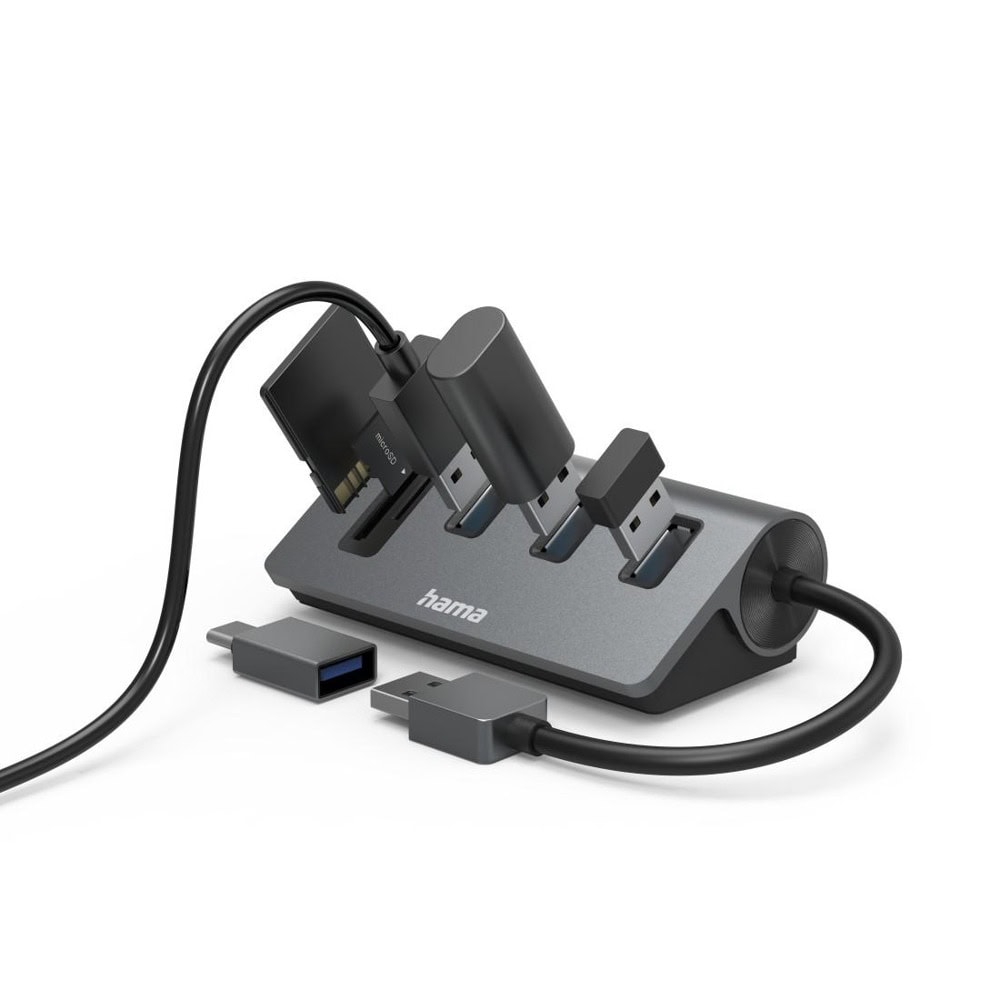 usb хъб hama 200140