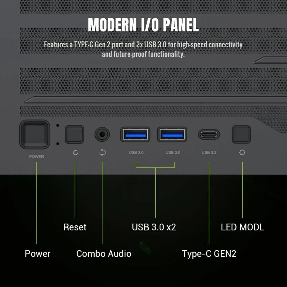 Gamemax Leader 2 BK 9101-0900R0001 | JAR Computers Gamemax Leader 2 BK 9101-0900R0001