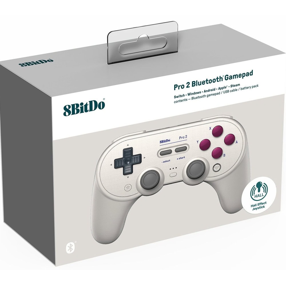 8bitdo pro 2 hall effect edition g classic бял | JAR Computers 8bitdo pro 2 hall effect edition g classic бял