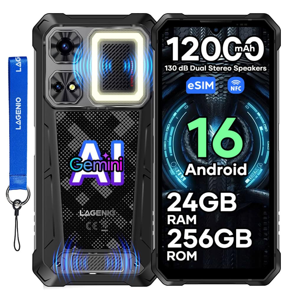 Lagenio Rhino 1 Pro 256GB/8GB Black