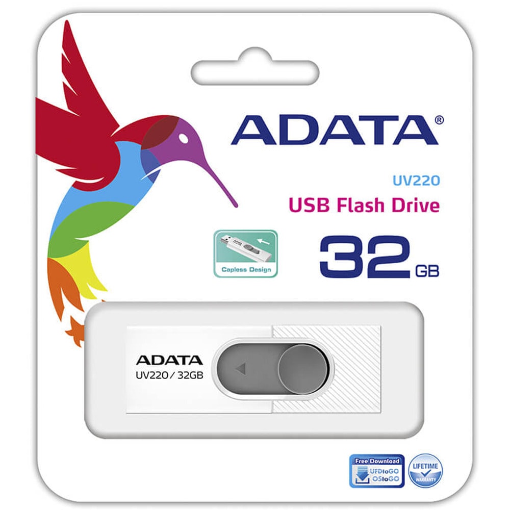 Adata 32GB UV220 White AUV220-32G-RWHGY