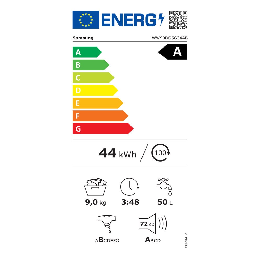 Samsung WW90DG5G34ABLE