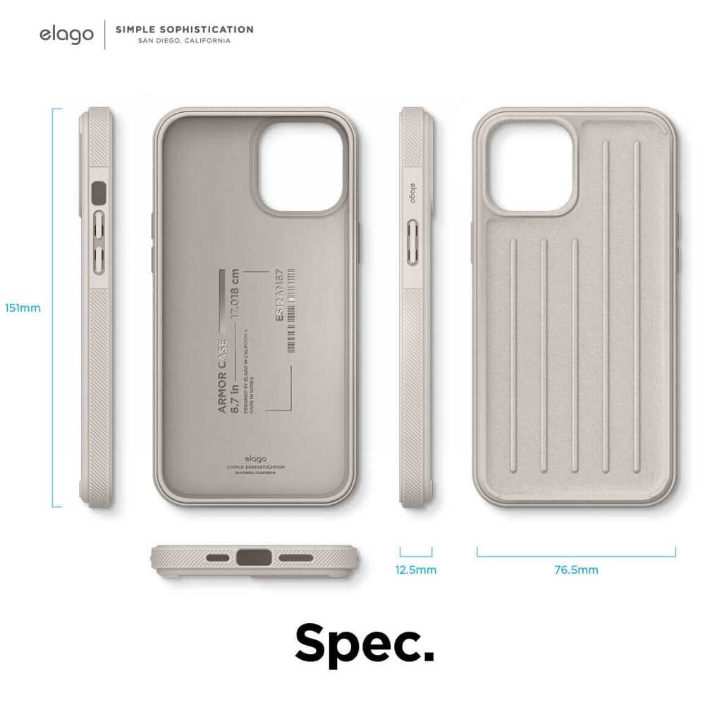 Elago Armor Case ES12AM67-ST