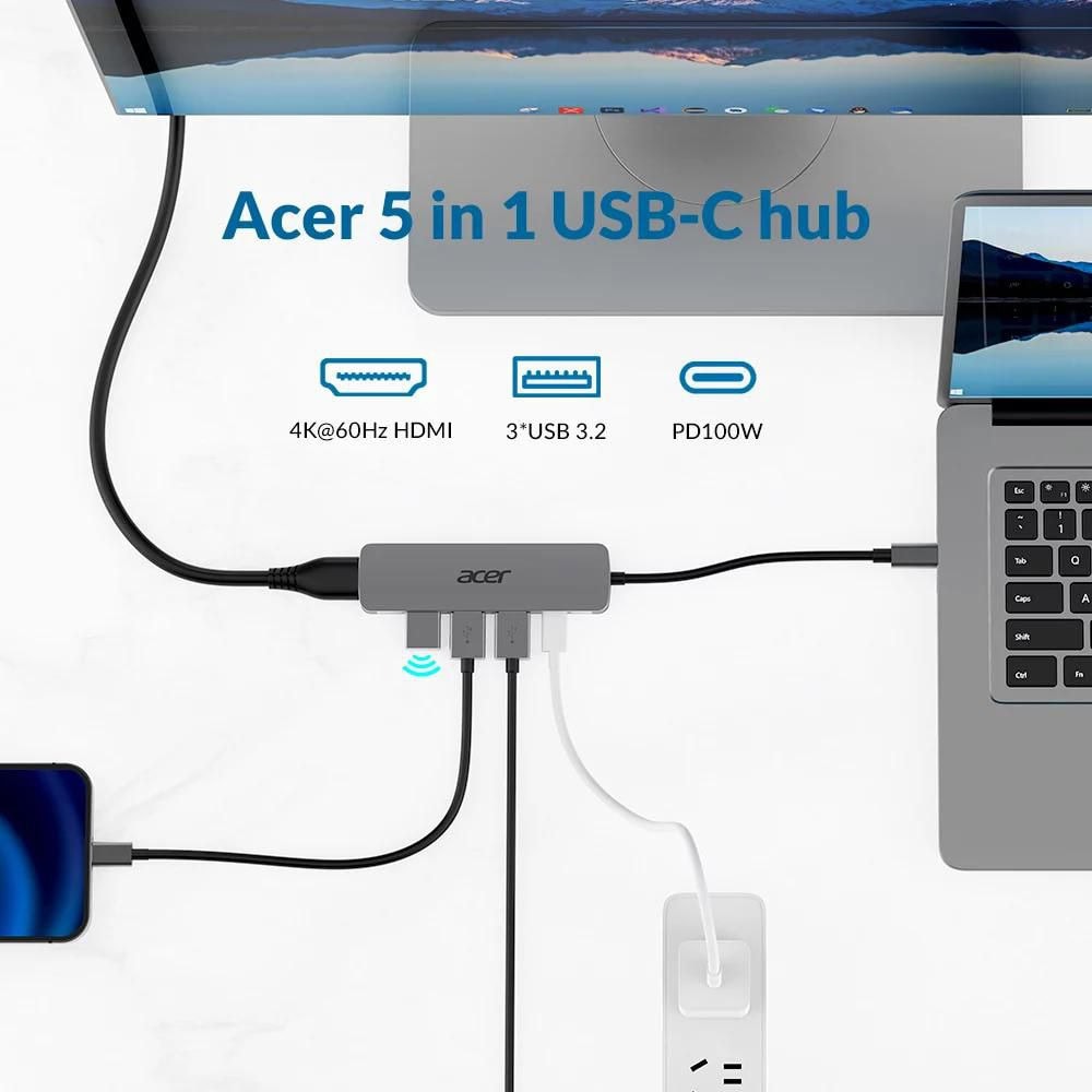 Acer 5-in-1 Type-C Dongle HP.DSCAB.021