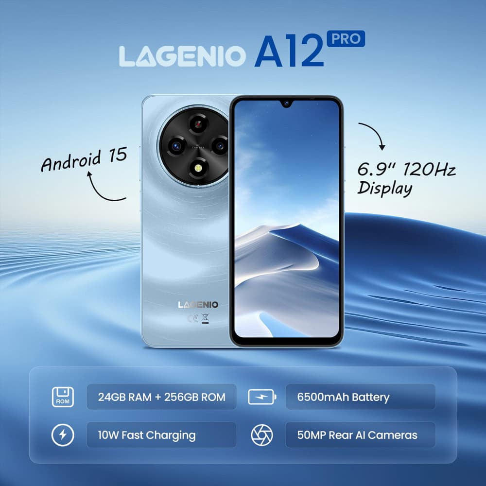 Lagenio A12 Pro 256GB/8GB Blue