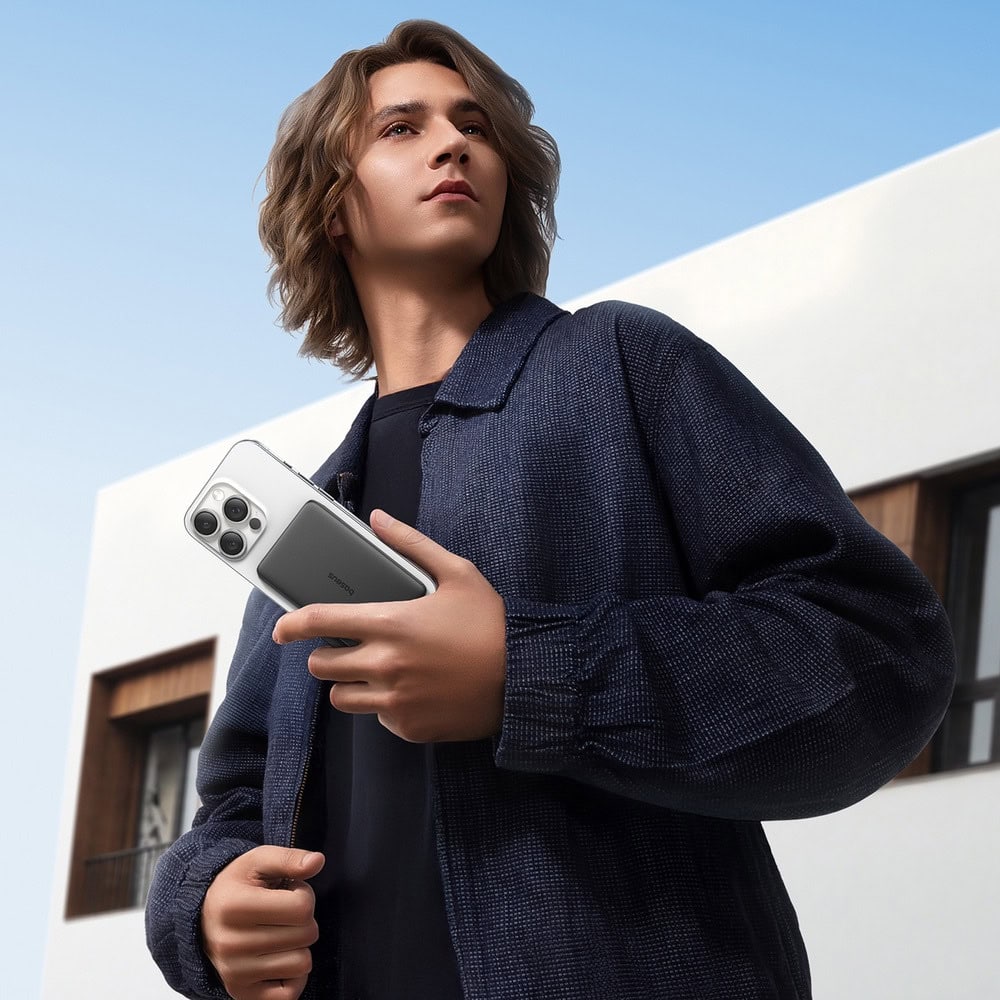 baseus picogo am41 ultra 5000mah 20w черен