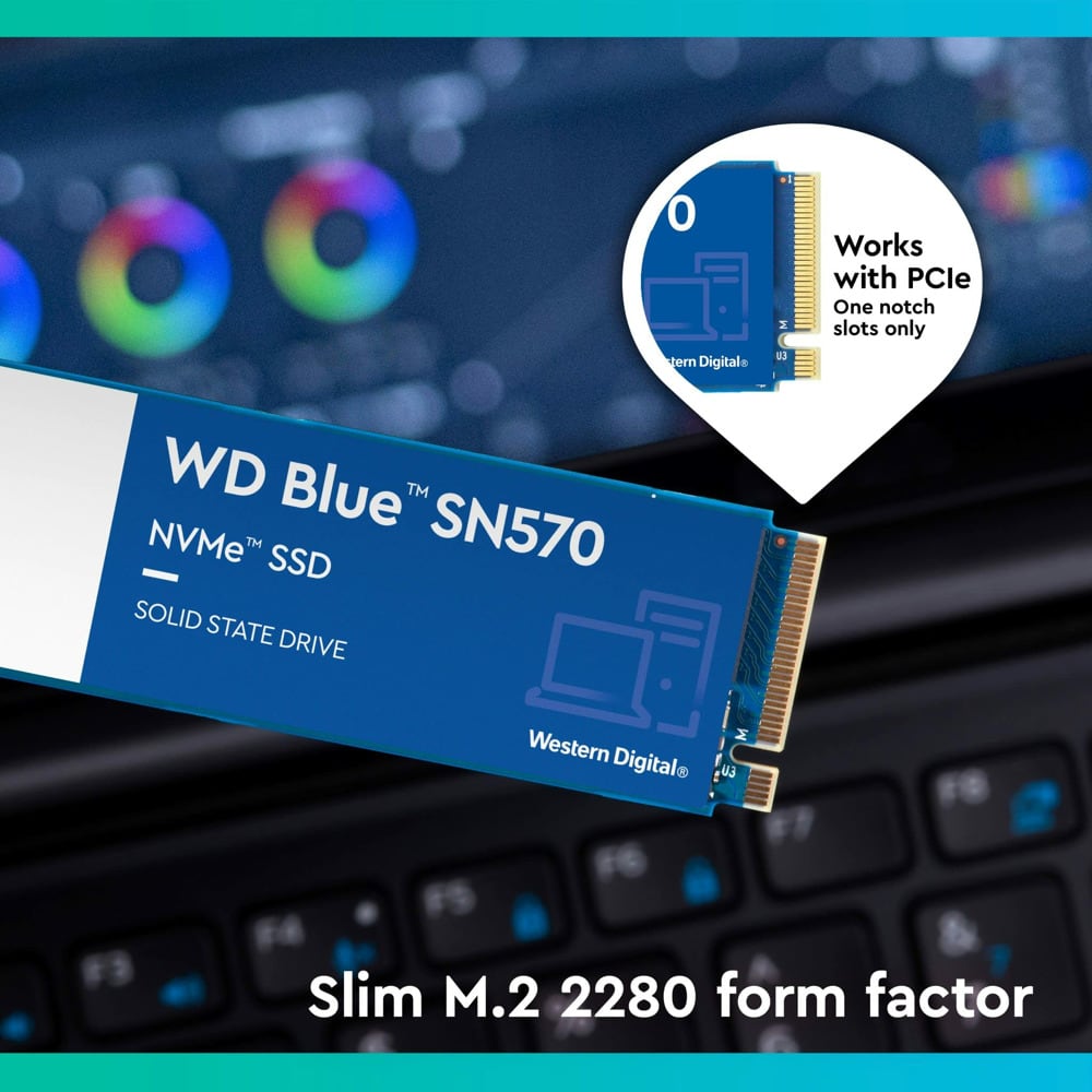 Western Digital Blue SN570 NVMe SSD 2TB WDS200T3B0