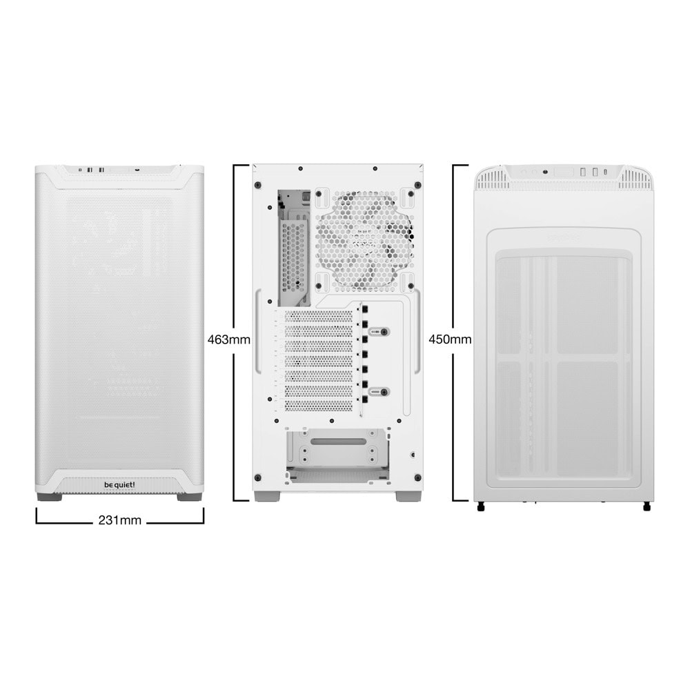 be quiet! Pure Base 501 Airflow Window White BGW75