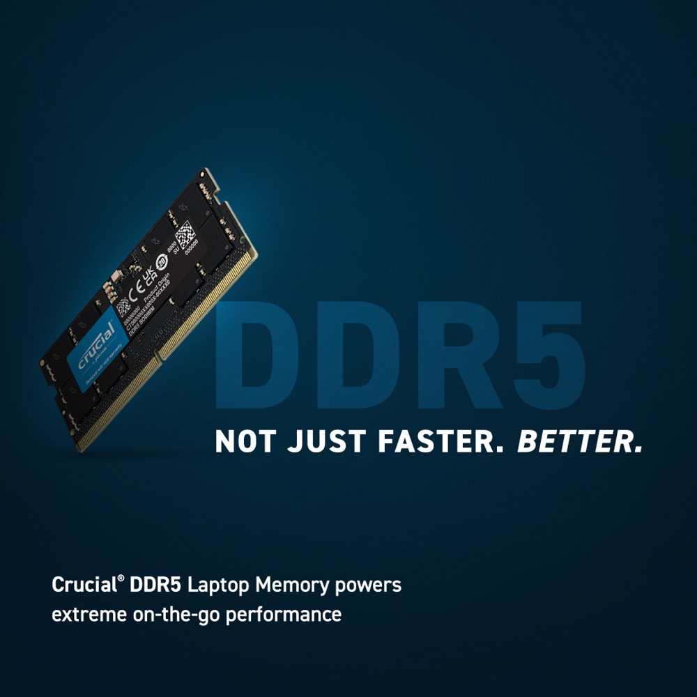Crucial 16GB DDR5 5600 SODIMM CT16G56C46S5