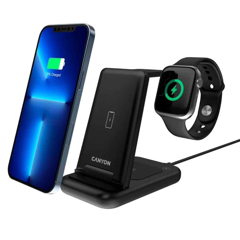 Canyon 3-in-1 Wireless charging WS-304 CNS-WCS304B