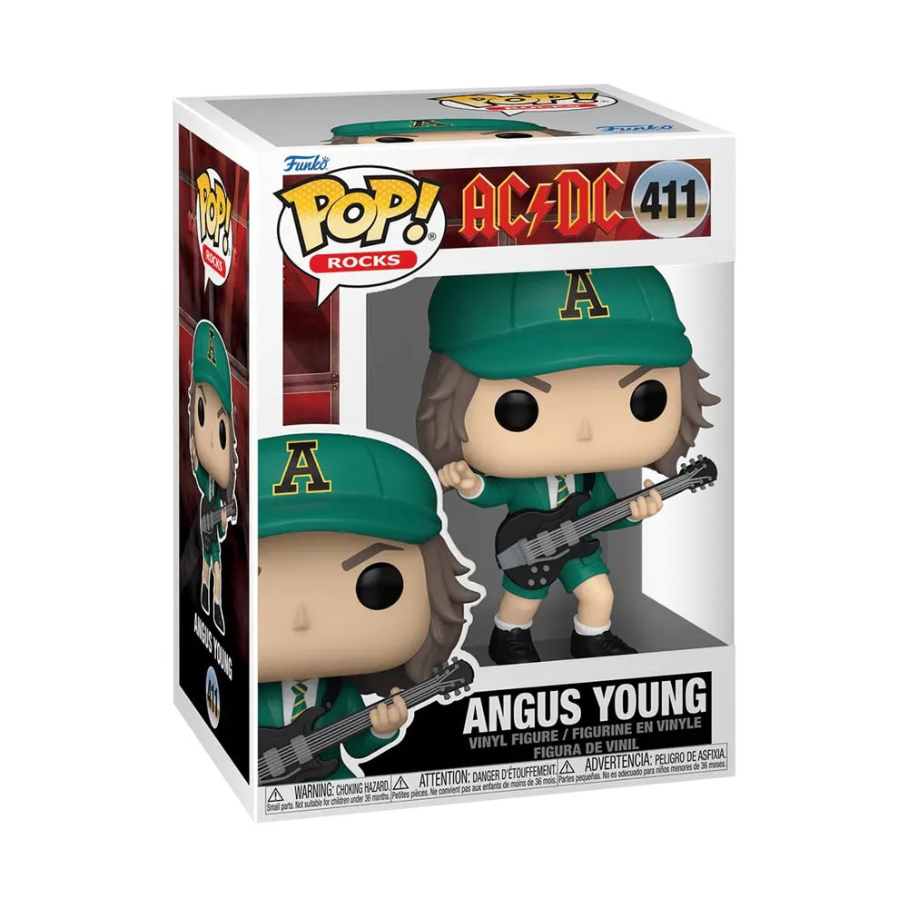funko pop! rocks: ac/dc - angus young green