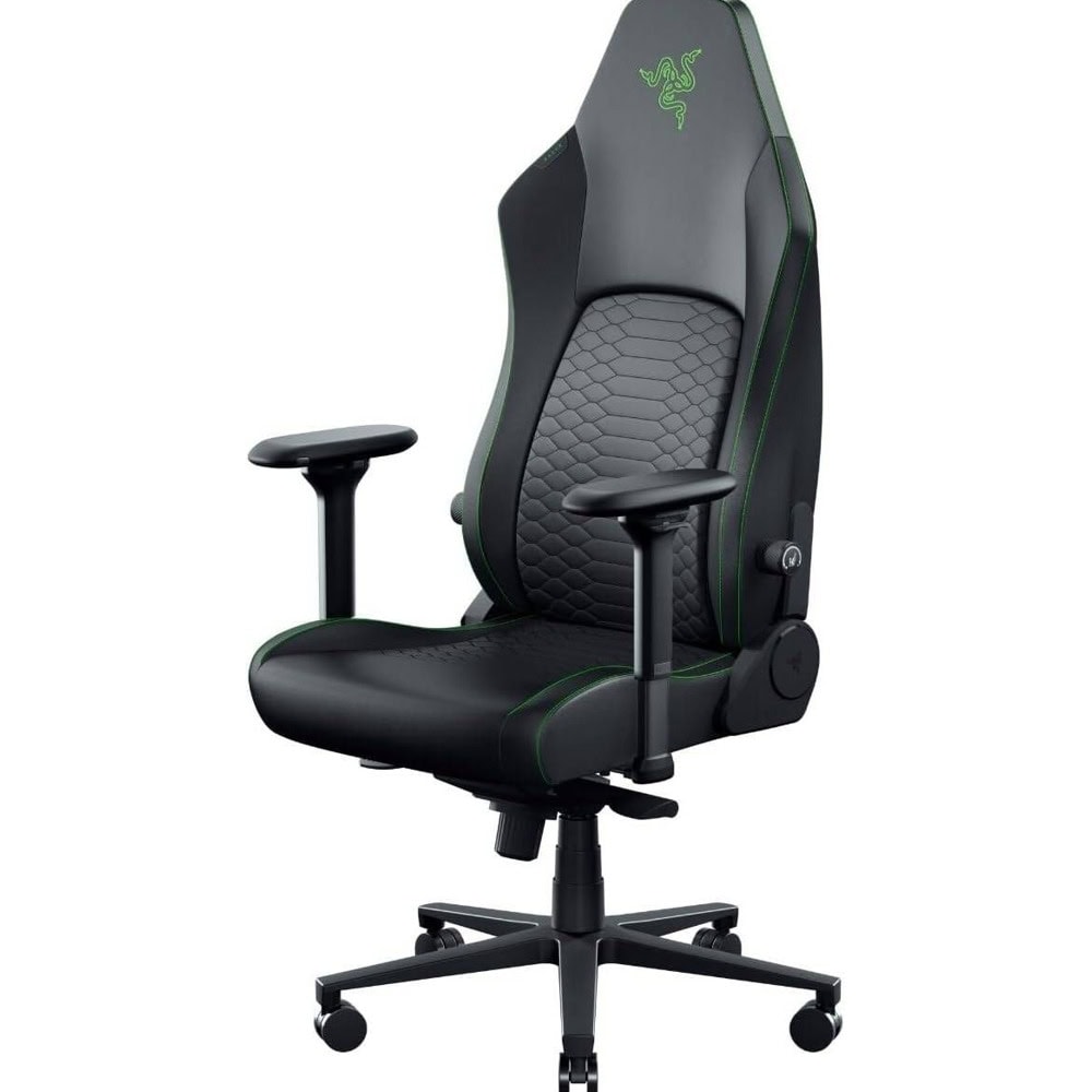 razer iskur v2 newgen черен/зелен