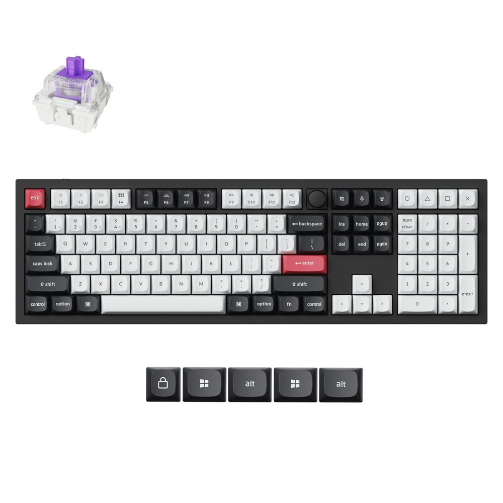 keychron q6 he qmk gateron switch black | JAR Computers keychron q6 he qmk gateron switch black