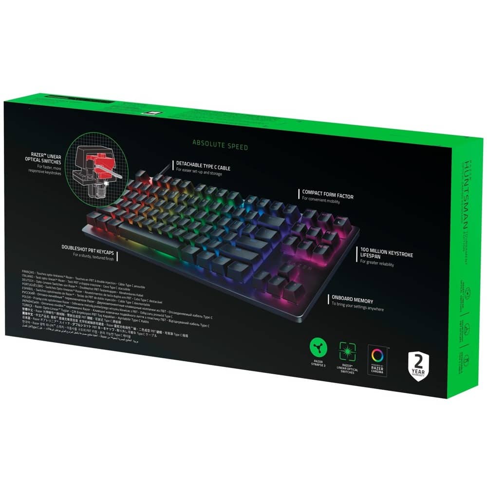 Razer Huntsman Tournament Edition Разопакован