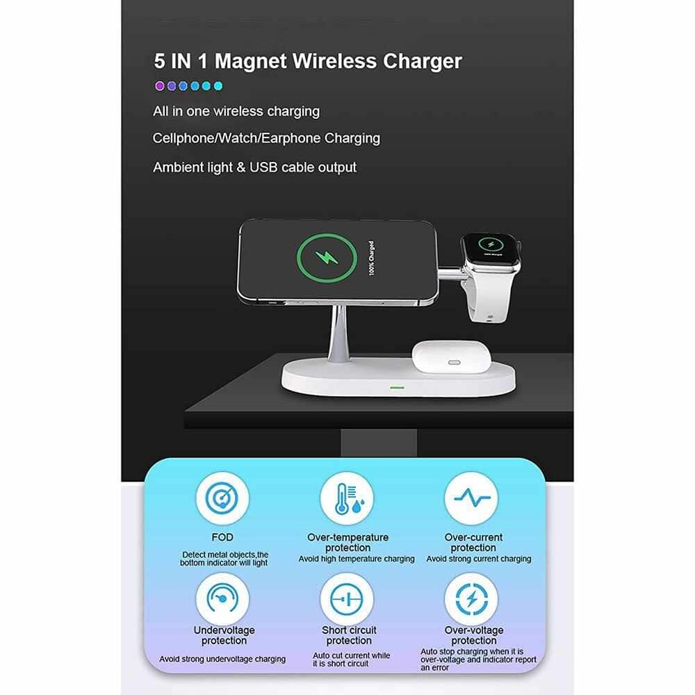 JC 5-in-1 Wireless Charger