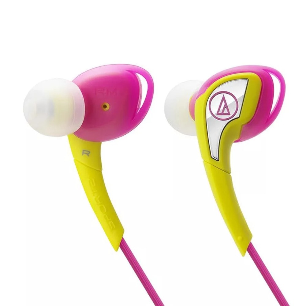 Audio-Technica ATH-SPORT2 Yellow Pink