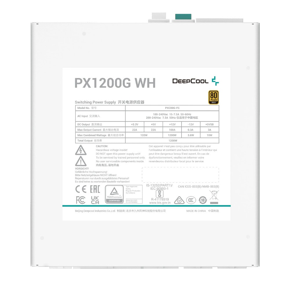 DeepCool PX1200G WH R-PXC00G-FC0W-EU