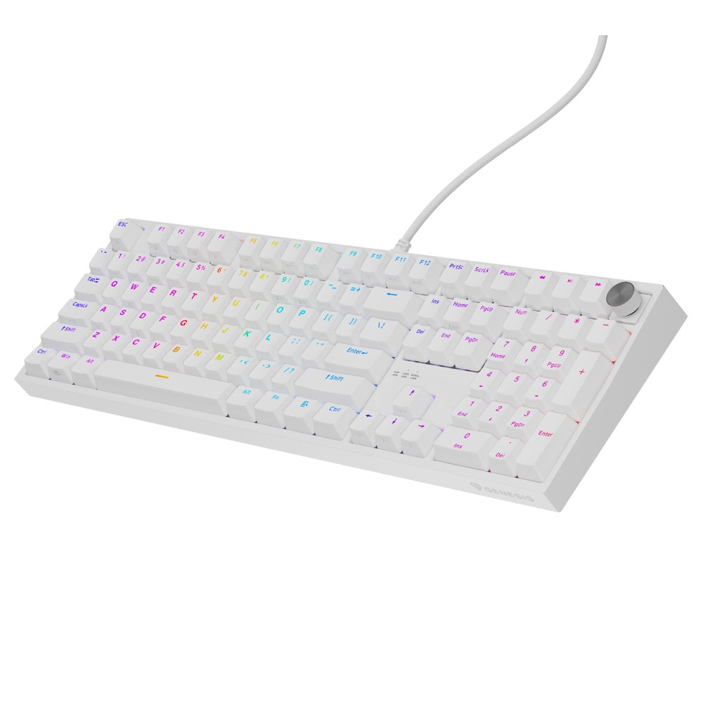 Genesis Thor 404 White Outemu switch NKG-2300