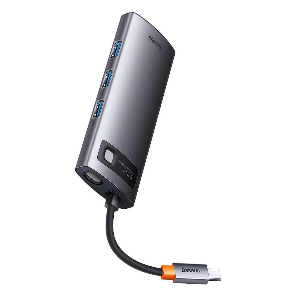Baseus USB-C Metal Gleam Series 6-in-1 WKWG030013