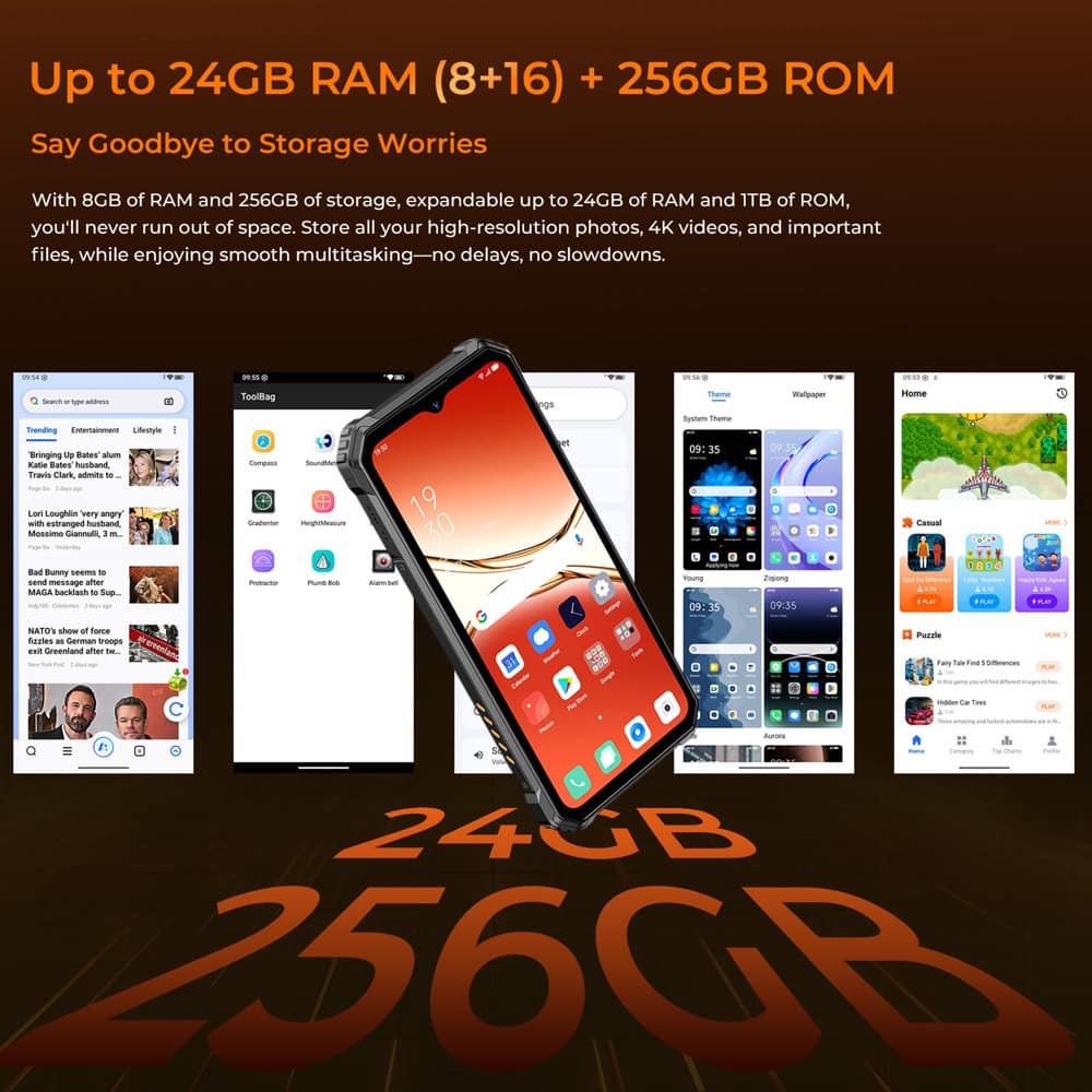 Oukitel G6 4G 64GB/4GB Orange